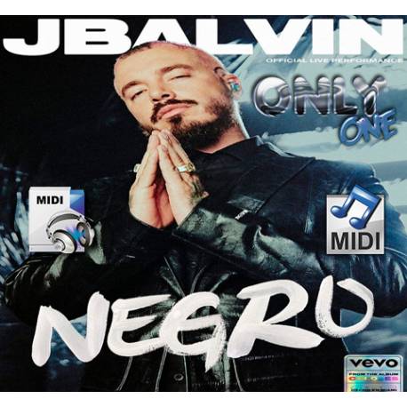 Negro - J Balvin - Midi File (OnlyOne)